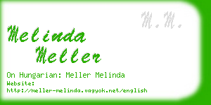 melinda meller business card